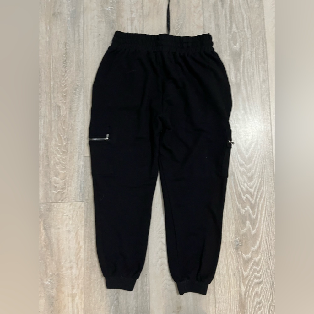 Ramy Brook womens Black Cargo Joggers - Picture 3 of 3